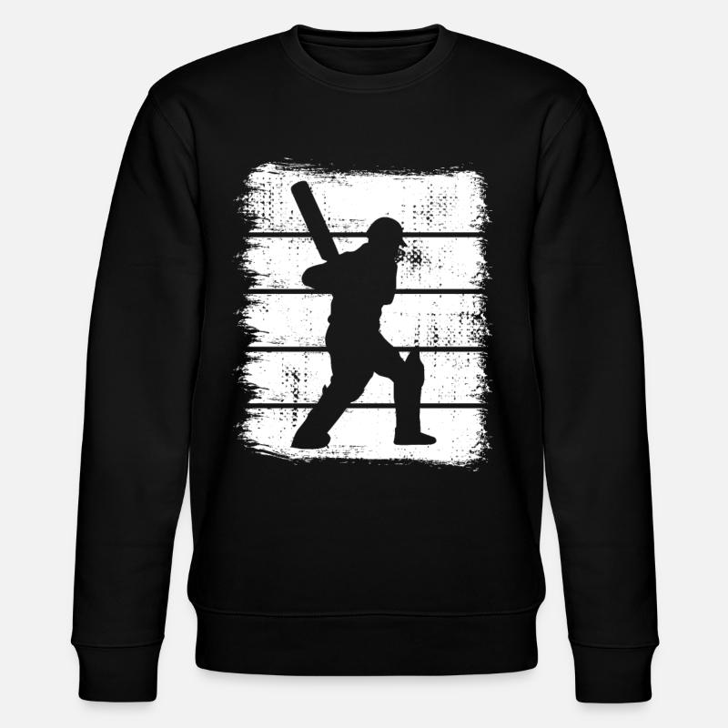 Cricket Schlagmann - Stanley/Stella Unisex Bio-Sweatshirt CHANGER  - Schwarz