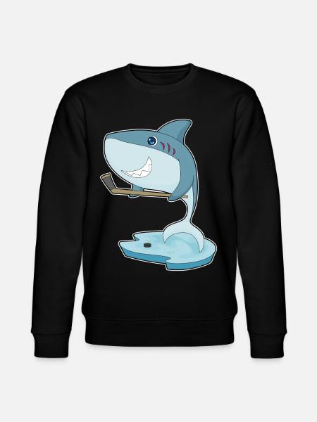 Hai Eishockey Eishockeyschläger - Stanley/Stella Unisex Bio-Sweatshirt CHANGER - Schwarz