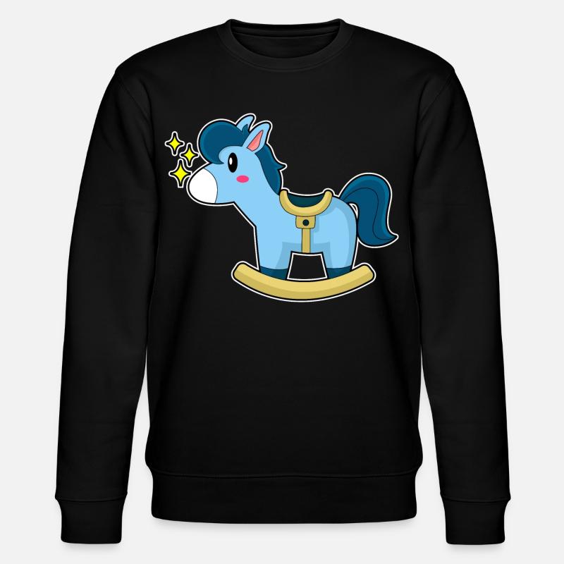 Cheval à bascule - Sweat bio CHANGER Stanley/Stella Unisexe - noir