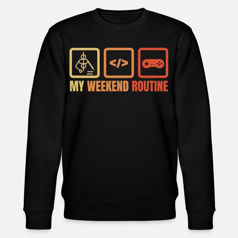 Game Dev Weekend - Stanley/Stella CHANGER Unisex Organic Sweatshirt - black