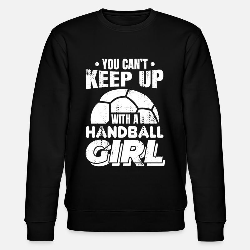 Handballer Mädchen - Stanley/Stella Unisex Bio-Sweatshirt CHANGER  - Schwarz