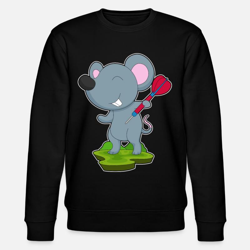 Fléchette de souris - Sweat bio CHANGER Stanley/Stella Unisexe - noir
