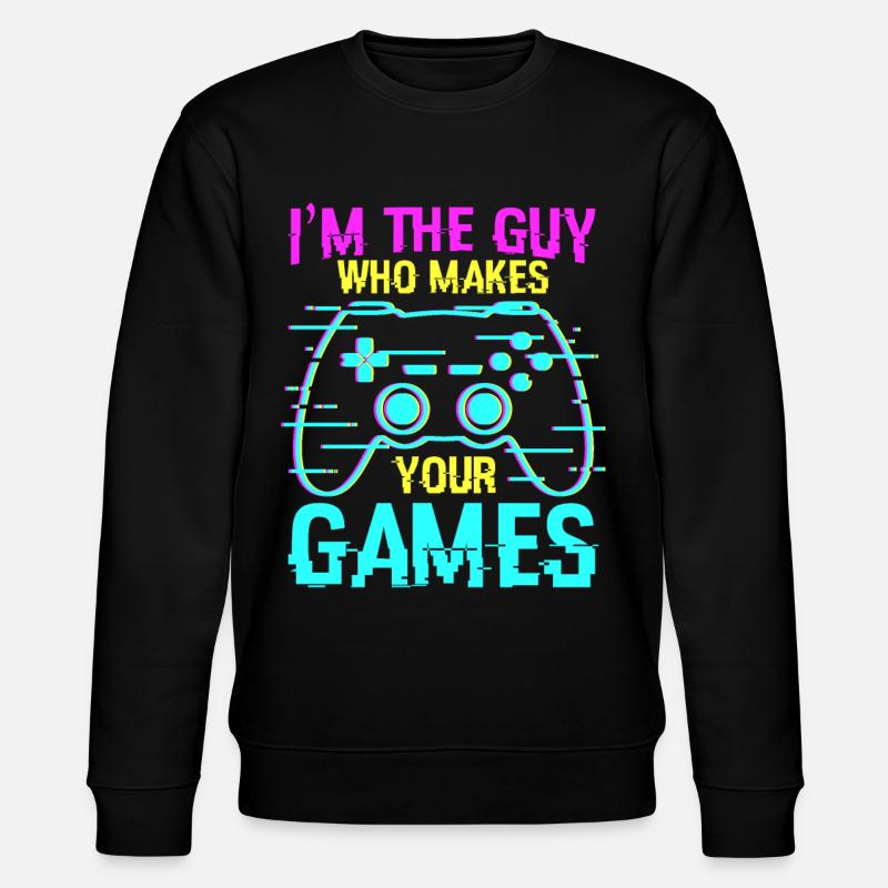 Game Programmer Saying - Stanley/Stella CHANGER Unisex Organic Sweatshirt - black