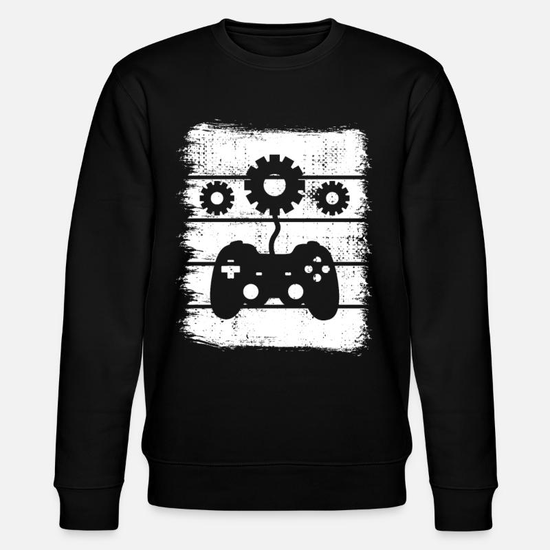Game Design - Stanley/Stella Unisex Bio-Sweatshirt CHANGER  - Schwarz
