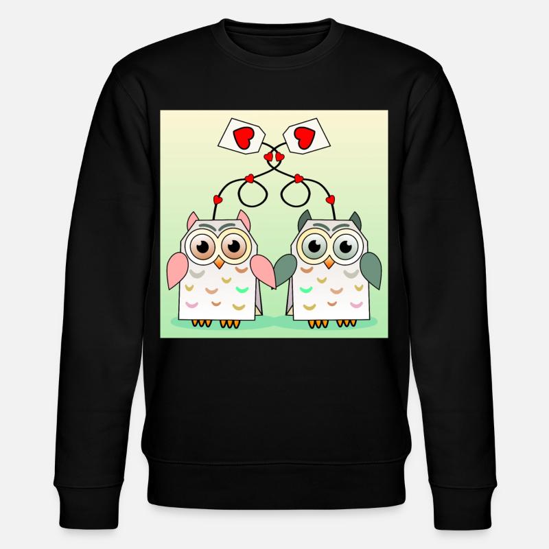Thé de hibou - Sweat bio CHANGER Stanley/Stella Unisexe - noir