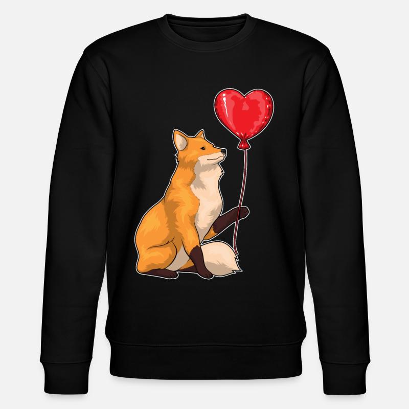 Fuchs Luftballon - Stanley/Stella Unisex Bio-Sweatshirt CHANGER - Schwarz