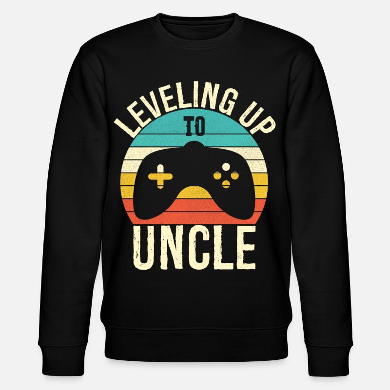 Leveling up to uncle - Sweat bio CHANGER Stanley/Stella Unisexe - noir