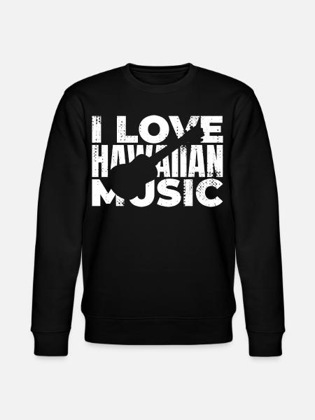 Ukulele Lover Saying - Stanley/Stella CHANGER Unisex Organic Sweatshirt - black