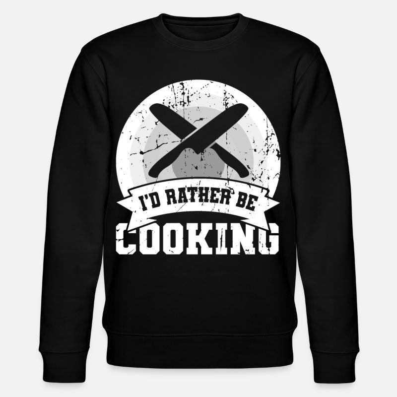 Je préfère cuisiner - Sweat bio CHANGER Stanley/Stella Unisexe - noir