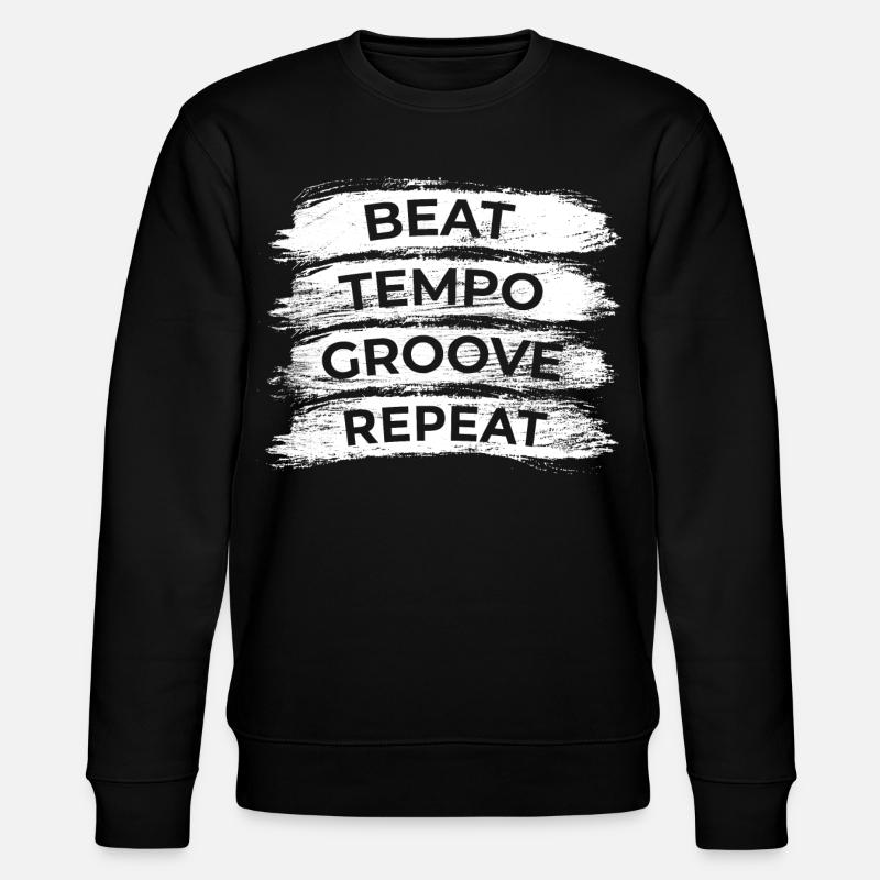 Schlagzeug Motivation - Stanley/Stella Unisex Bio-Sweatshirt CHANGER  - Schwarz