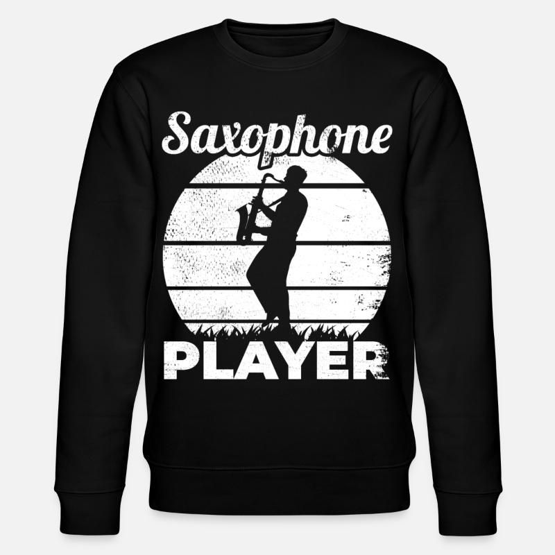 Drôle de saxophoniste - Sweat bio CHANGER Stanley/Stella Unisexe - noir