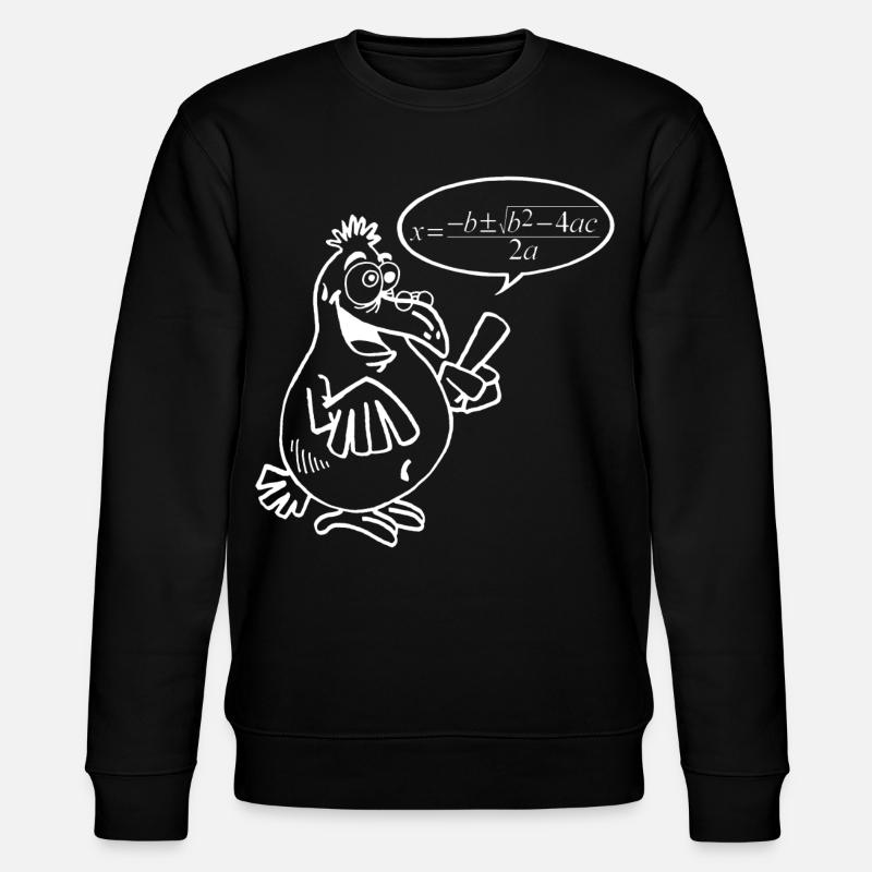 Oiseau intelligent blanc - Sweat bio CHANGER Stanley/Stella Unisexe - noir