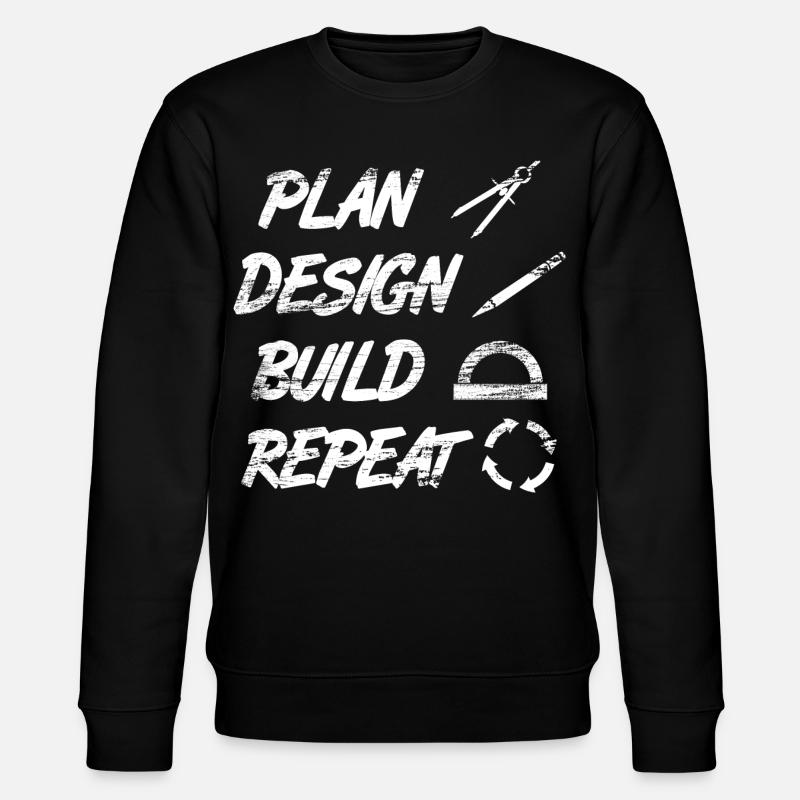 Routine de l’architecte - Sweat bio CHANGER Stanley/Stella Unisexe - noir