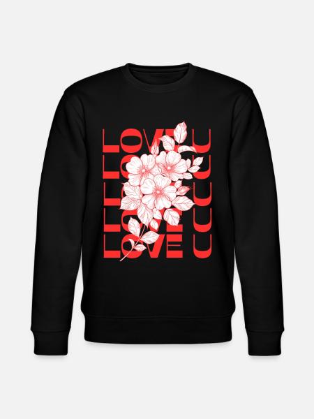 LOVE U - Sweat bio CHANGER Stanley/Stella Unisexe - noir