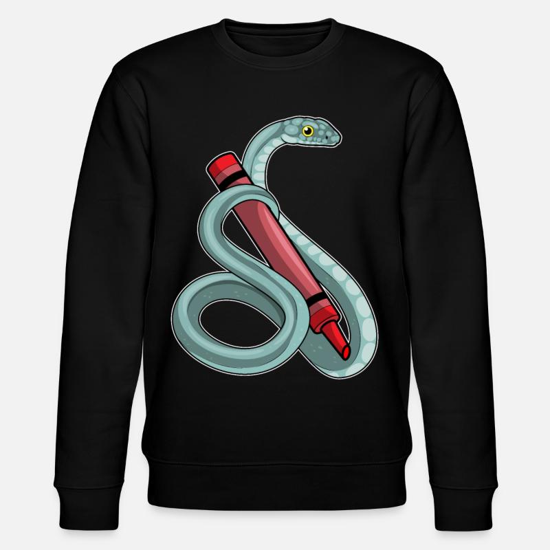 École de crayon Snake Student - Sweat bio CHANGER Stanley/Stella Unisexe - noir