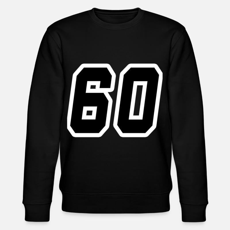 Nummer 60 - Stanley/Stella Unisex Bio-Sweatshirt CHANGER  - Schwarz