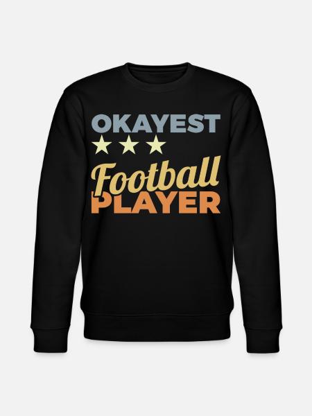 Average American Footballer - Stanley/Stella CHANGER Unisex Organic Sweatshirt - black