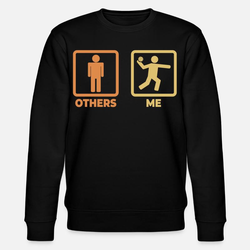 Moi en tant que handballeur - Sweat bio CHANGER Stanley/Stella Unisexe - noir
