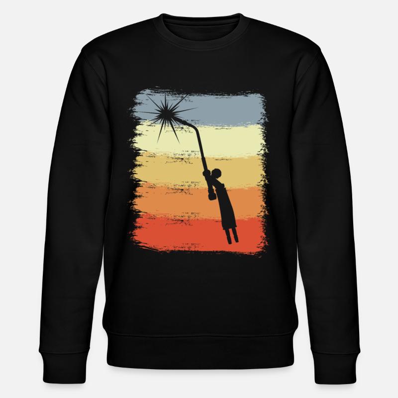 Elektroschweißen - Stanley/Stella Unisex Bio-Sweatshirt CHANGER  - Schwarz