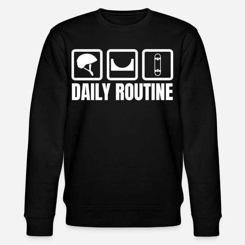 Routine du patineur - Sweat bio CHANGER Stanley/Stella Unisexe - noir