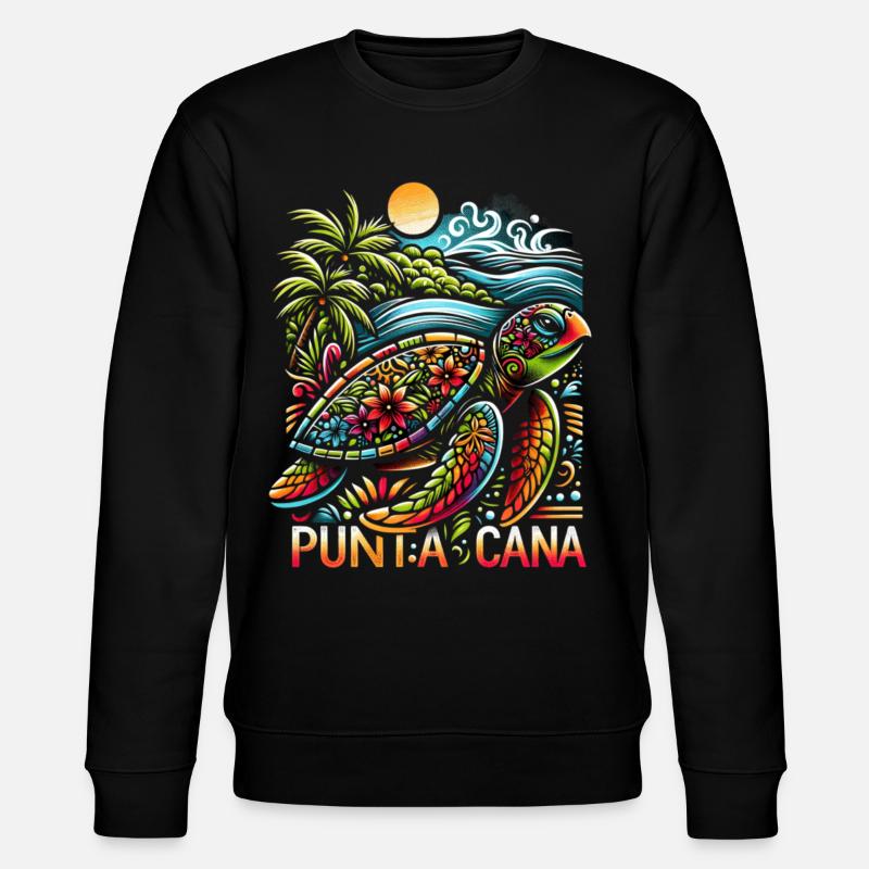 Punta Cana Vibes - Stanley/Stella CHANGER Unisex Organic Sweatshirt - black