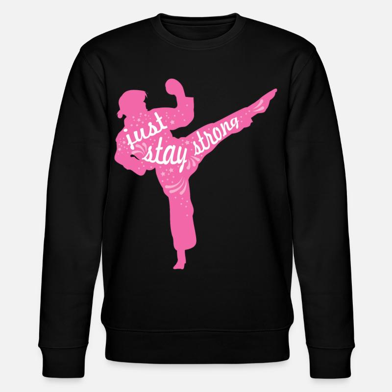 Weibliche Karateka - Stanley/Stella Unisex Bio-Sweatshirt CHANGER  - Schwarz