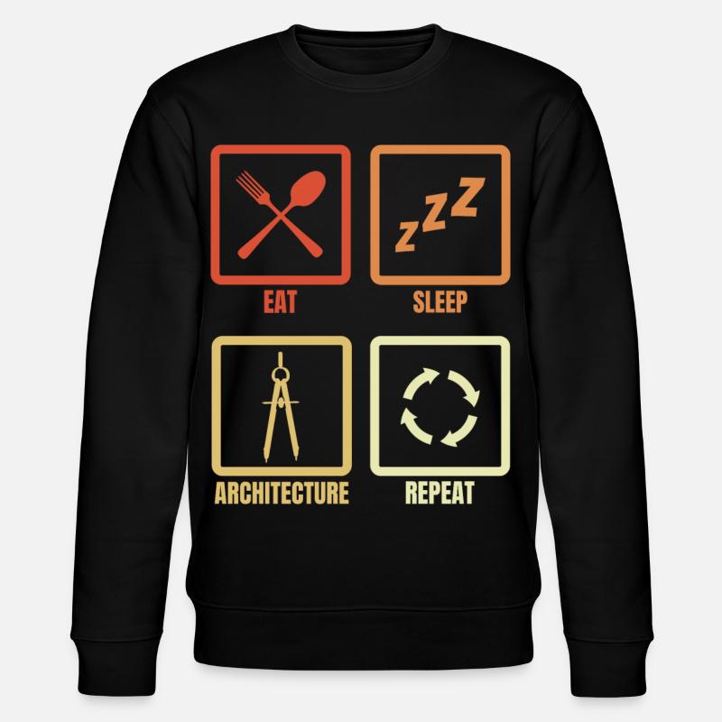 Le quotidien de l’architecte - Sweat bio CHANGER Stanley/Stella Unisexe - noir