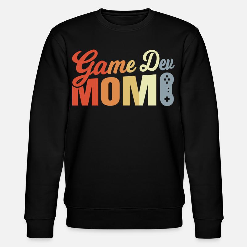 Game Developer Mom - Stanley/Stella CHANGER Unisex Organic Sweatshirt - black
