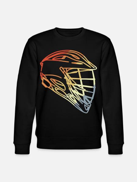 Lacrosse Helm Retro Stil - Stanley/Stella Unisex Bio-Sweatshirt CHANGER - Schwarz