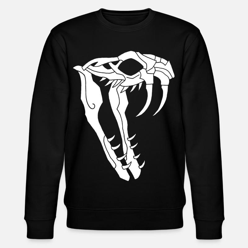Crâne de serpent - Sweat bio CHANGER Stanley/Stella Unisexe - noir