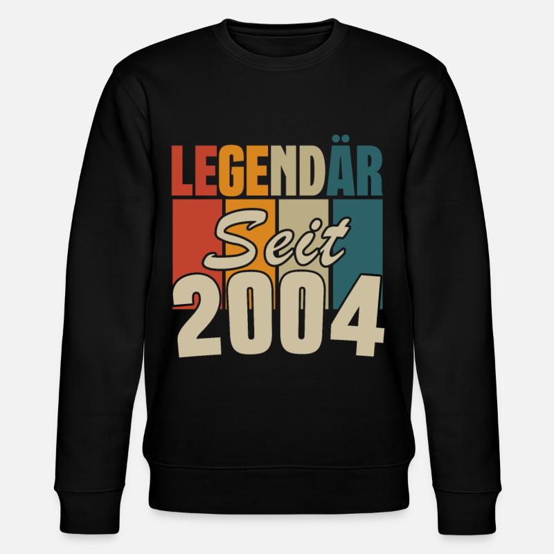 Legendär seit 2004 - Stanley/Stella Unisex Bio-Sweatshirt CHANGER  - Schwarz