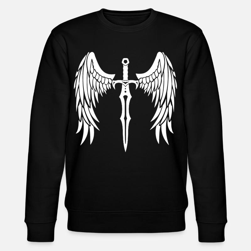 épée ailée - Sweat bio CHANGER Stanley/Stella Unisexe - noir