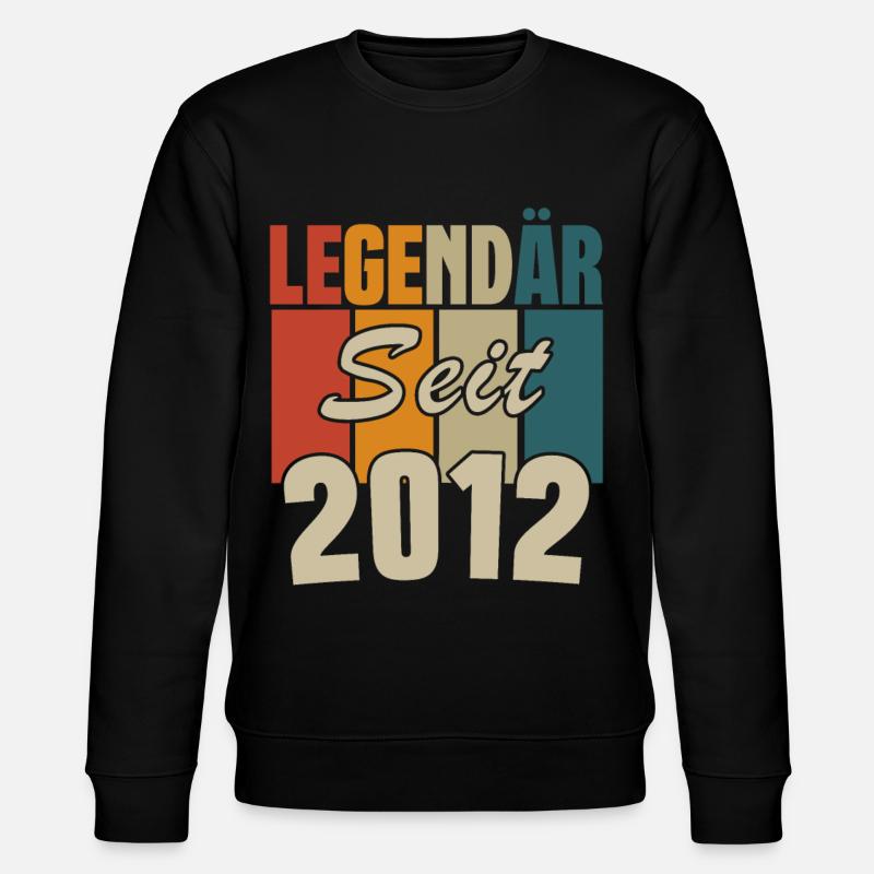 Legendär seit 2012 - Stanley/Stella Unisex Bio-Sweatshirt CHANGER  - Schwarz