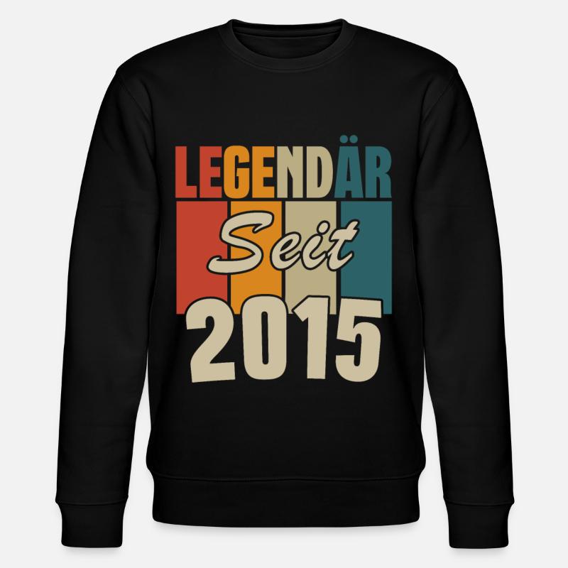 Legendär seit 2015 - Stanley/Stella Unisex Bio-Sweatshirt CHANGER  - Schwarz