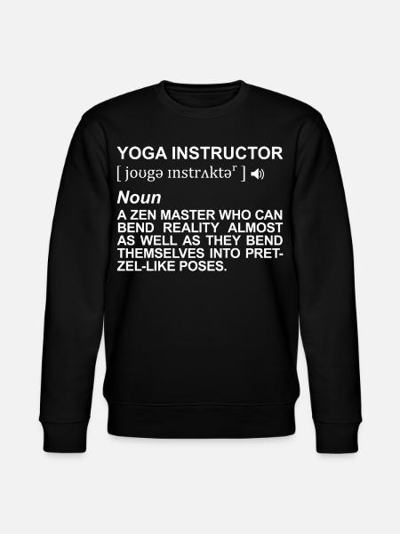 Yogalehrer Definition - Stanley/Stella Unisex Bio-Sweatshirt CHANGER - Schwarz