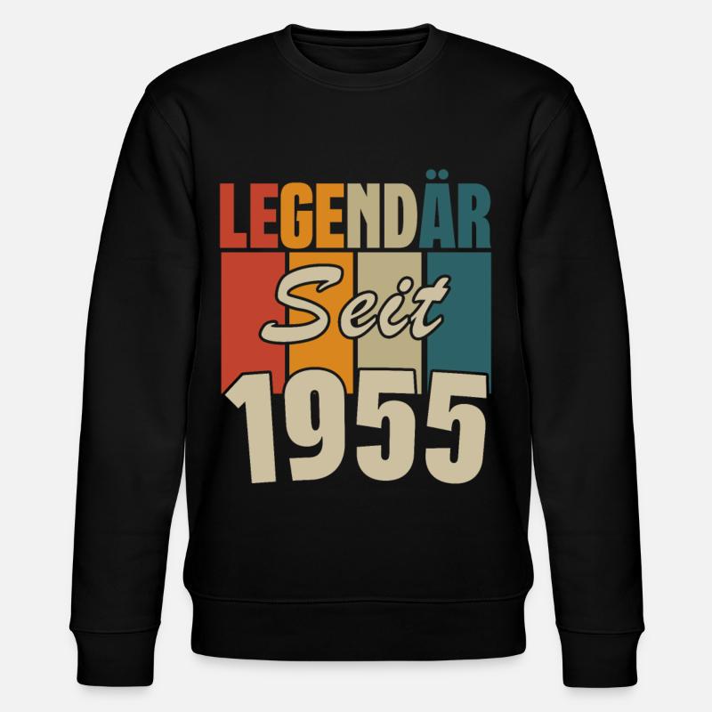 Legendär seit 1955 - Stanley/Stella Unisex Bio-Sweatshirt CHANGER  - Schwarz