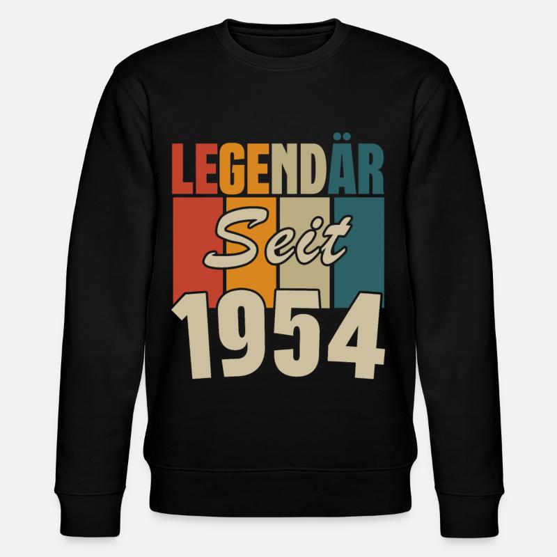 Legendär seit 1954 - Stanley/Stella Unisex Bio-Sweatshirt CHANGER - Schwarz