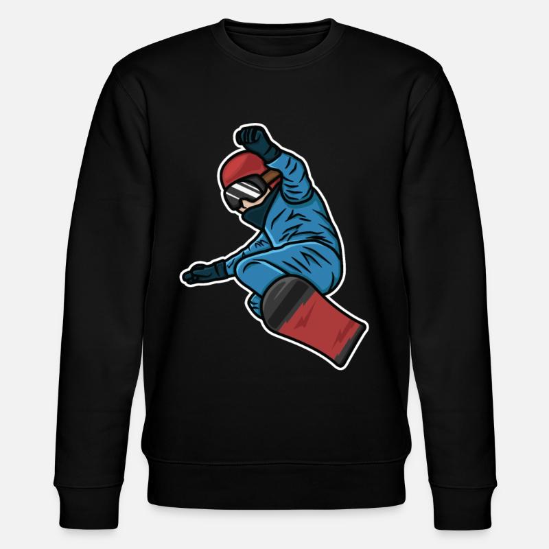 Petit snowboarder - Sweat bio CHANGER Stanley/Stella Unisexe - noir