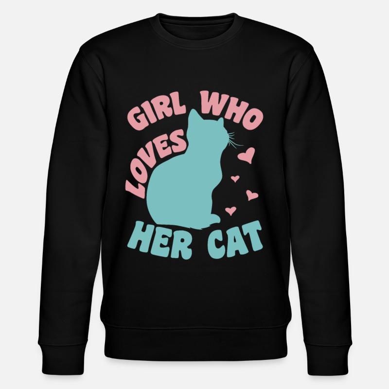 Fille de chat - Sweat bio CHANGER Stanley/Stella Unisexe - noir