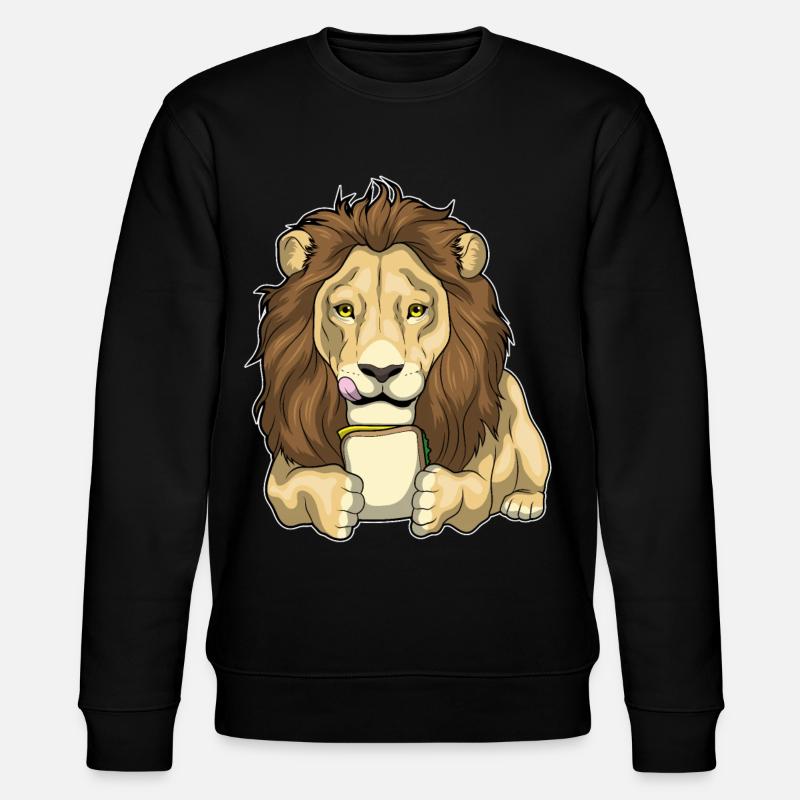Lion Sandwich - Sweat bio CHANGER Stanley/Stella Unisexe - noir