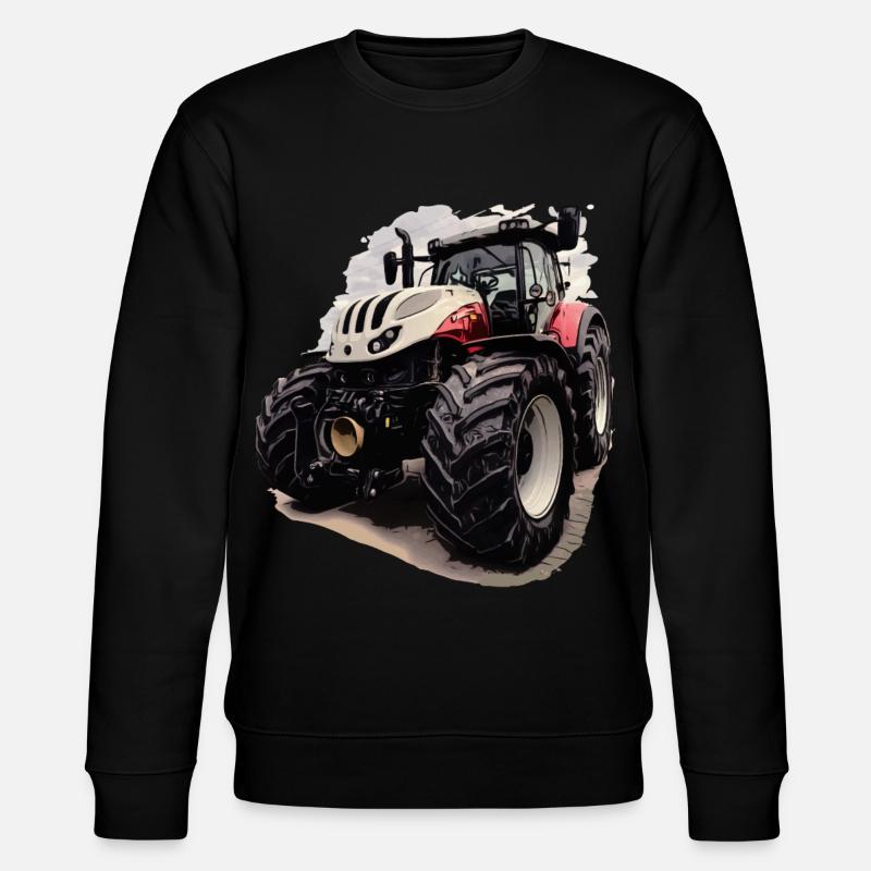 Steyr Traktor - Stanley/Stella Unisex Bio-Sweatshirt CHANGER  - Schwarz