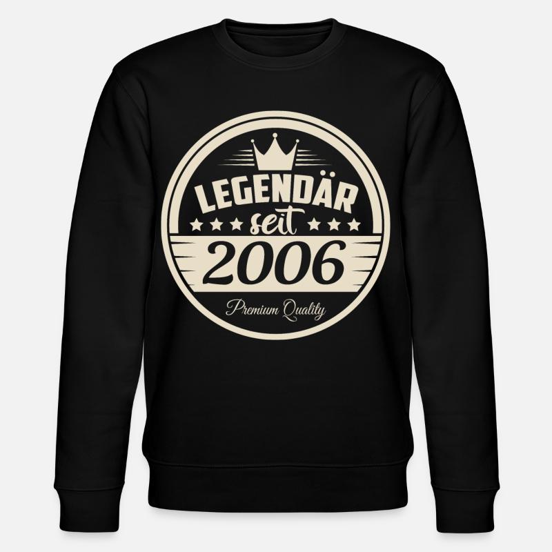 Legendär seit 2006 - Stanley/Stella Unisex Bio-Sweatshirt CHANGER  - Schwarz
