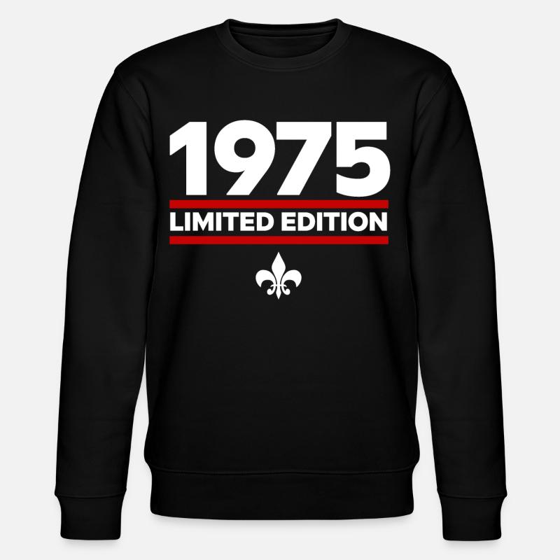 1975 Limited Edition - Stanley/Stella Unisex Bio-Sweatshirt CHANGER  - Schwarz