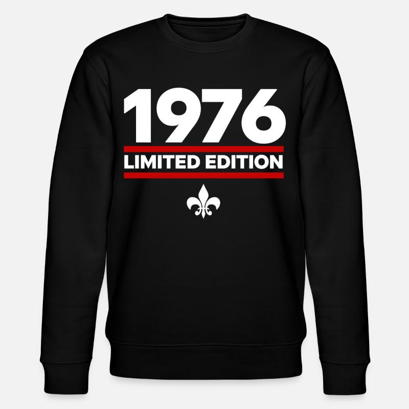 Édition limitée de 1976 - Sweat bio CHANGER Stanley/Stella Unisexe - noir