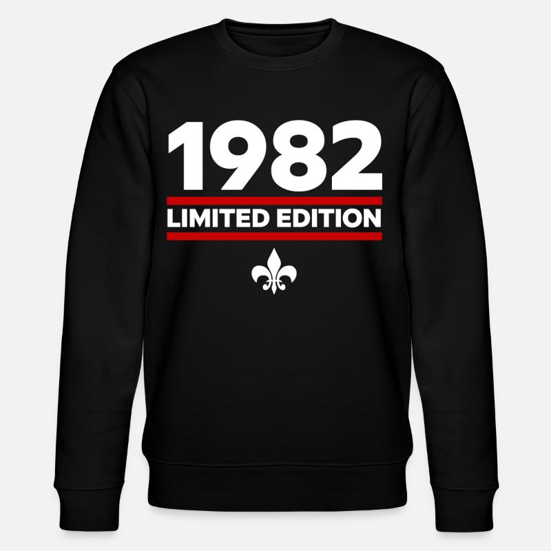 Édition limitée de 1982 - Sweat bio CHANGER Stanley/Stella Unisexe - noir