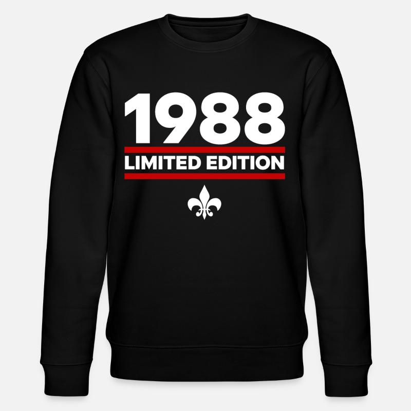 1988 Limited Edition - Stanley/Stella Unisex Bio-Sweatshirt CHANGER - Schwarz