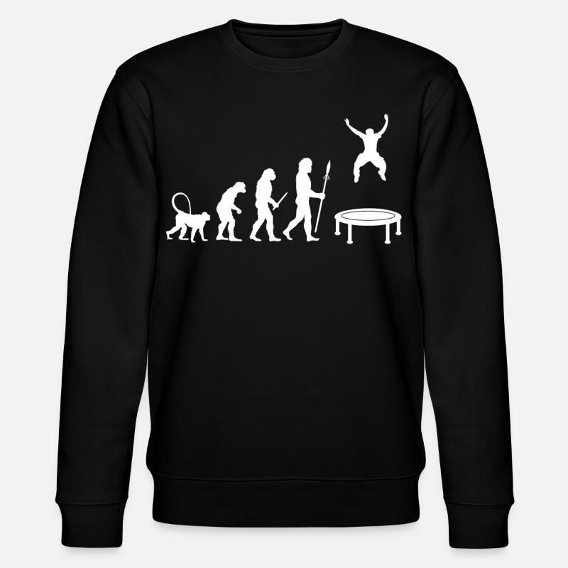 Trampolinspringer Entwicklung - Stanley/Stella Unisex Bio-Sweatshirt CHANGER  - Schwarz
