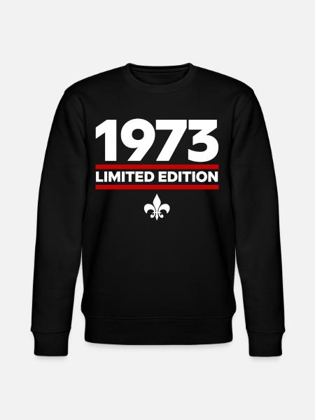 1973 Limited Edition - Stanley/Stella CHANGER Unisex Organic Sweatshirt - black