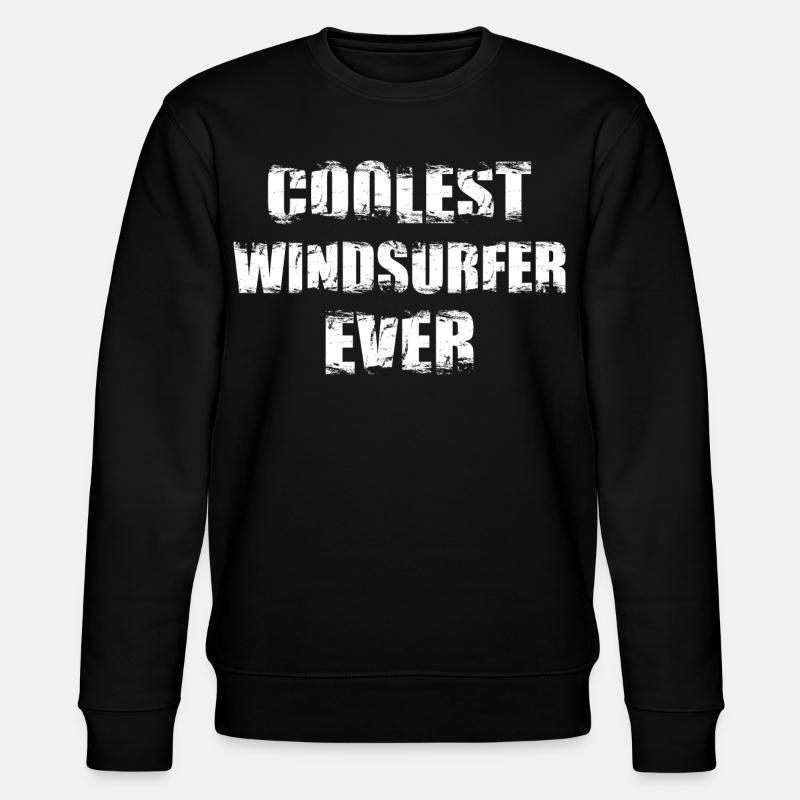 Coolest Windsurfer Ever - Stanley/Stella CHANGER Unisex Organic Sweatshirt - black