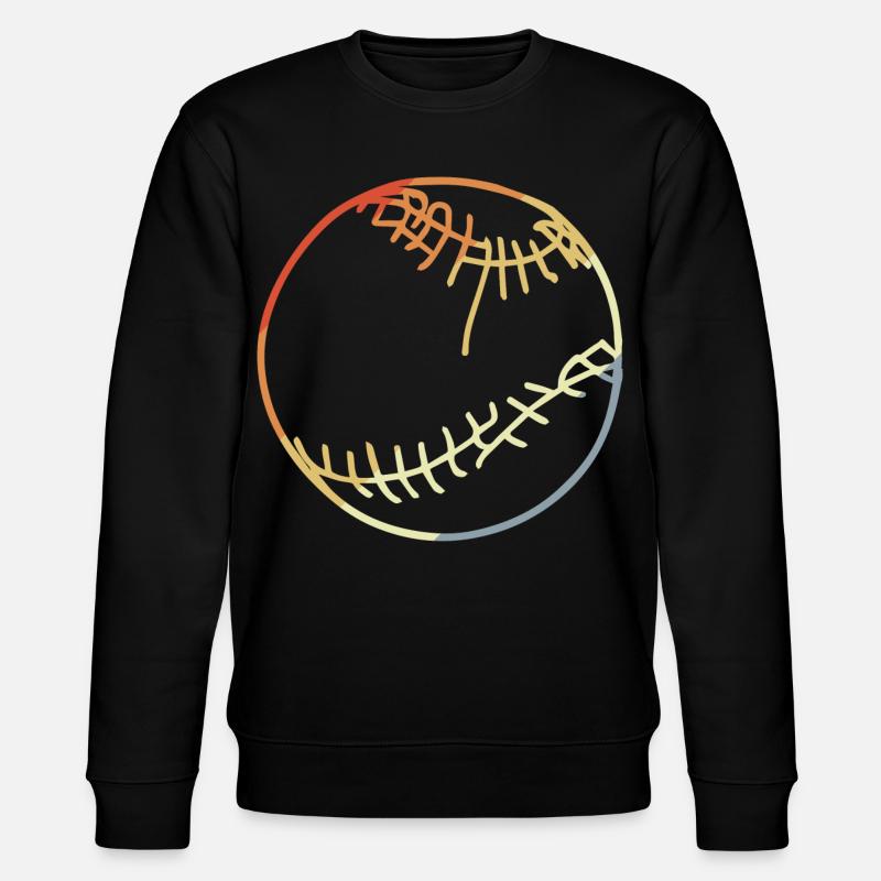 Dessin de balle de baseball - Sweat bio CHANGER Stanley/Stella Unisexe - noir